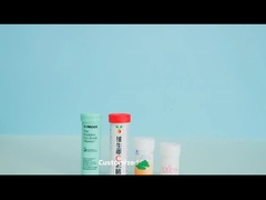 Tubo vazio de 29 mm OD e 99 mm de altura para embalagens de comprimidos com dessecante