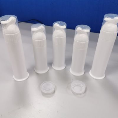comprar Dispensadores de bomba de plástico vazios de 100 ml garrafas cosméticas sem ar com decoração personalizada Fabricação em linha