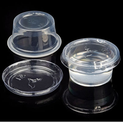 comprar Copo de molho descartável de degustação de bebida Copo de plástico transparente espesso com tampa Fabricação em linha