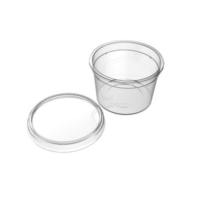 comprar Estilo de manteiga de parede fina parede única logotipo personalizado de PP Oval Ice Cream Cup para Yogurt Cup Fabricação em linha