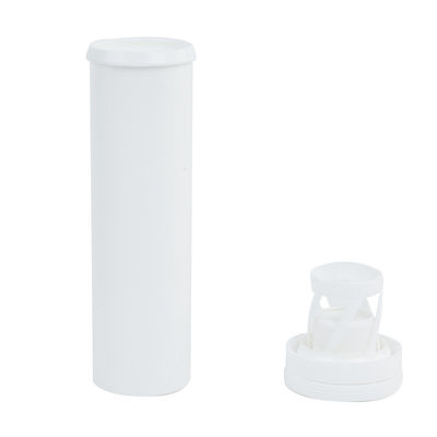 comprar Botão de comprimidos efervescentes com superfície fosca de material PP e tubo longo de vitamina E Fabricação em linha