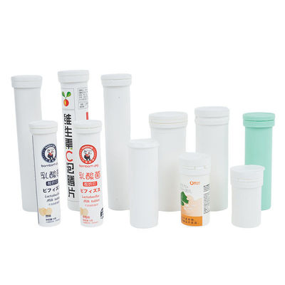 comprar Logotipo personalizado Tubo de comprimido efervescente PP com tampa 6 cores MAX Imprimir material PP Fabricação em linha