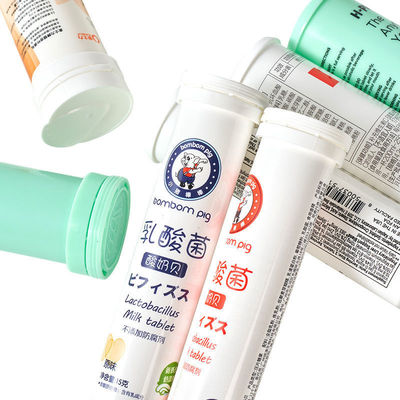 comprar 2024 Produto Colorido Design Personalizado PP Vazio Efervescente comprimidos Tubos com tampa Fabricação em linha