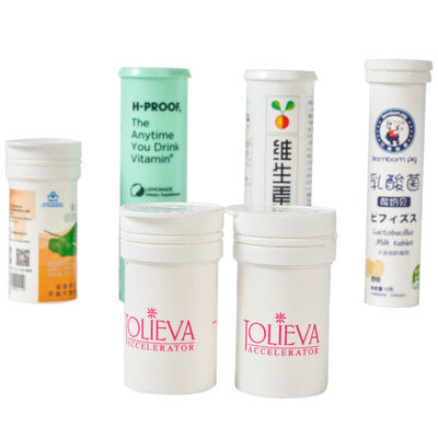 comprar Design de vitamina C comprimidos efervescentes tubo vazio garrafa de plástico de 50 ml com tampa Fabricação em linha
