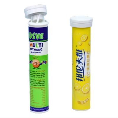 comprar 84mm 99mm 96mm Garrafa vazia de qualidade alimentar PP de cor personalizada comprimidos efervescentes tubo Fabricação em linha