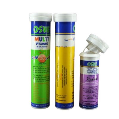 comprar Custom Colorido Efervescente Médico comprimidos Vitamina C Tubos para Saúde Branco OEM Longo Fabricação em linha