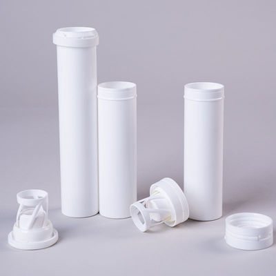 comprar Efervescentes comprimidos Tubos de embalagem Material PP Custom Branco Coração de plástico Print Cover Fabricação em linha