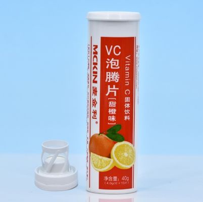 comprar 99 mm Vitamina E Efervescente Tubos de comprimidos Botalhas de plástico Embalagem com dessecante Fabricação em linha