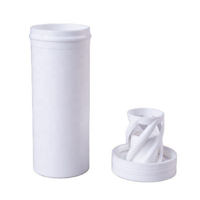 comprar Tubos de plástico de PP com tampa espiral para embalagem de comprimidos efervescentes Fabricação em linha