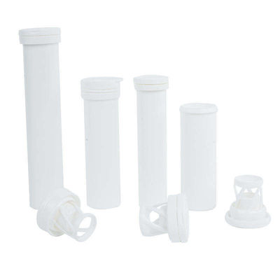 comprar Embalagem de plástico personalizada Tubo de comprimidos efervescentes de vitamina C com cobertura de dessecante Fabricação em linha
