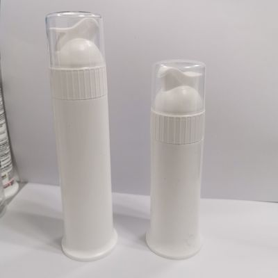 Press Dispensing Food Grade PP Airless Pump Bottle Toothpaste Custom Logo Available 100ml