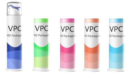 Press Dispensing Food Grade PP Airless Toothpaste Pump Custom Label Color available 75ml