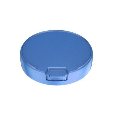 Capa de pó de leite azul personalizável em plástico para embalagens certificadas FSSC 22000