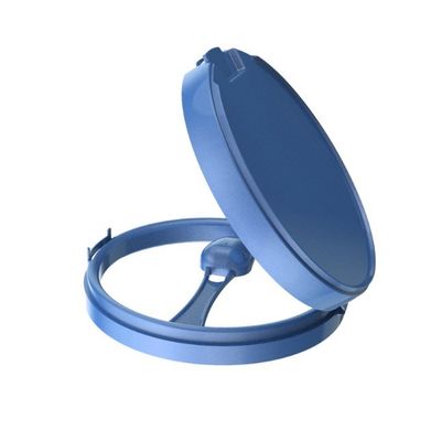Estilo Moda Leite em pó lata vazia Cobertura de plástico com Scoop 132mm PP plástico