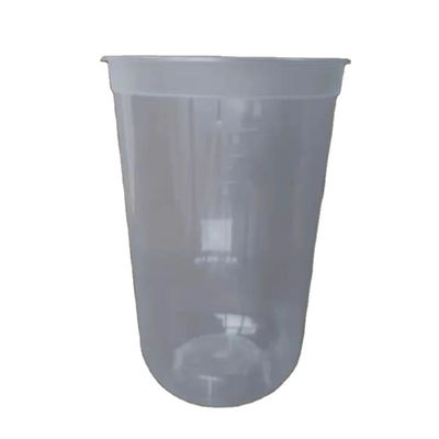 500 ml de chá bubble boba em forma de U, copo de plástico para batido de leite e outras bebidas