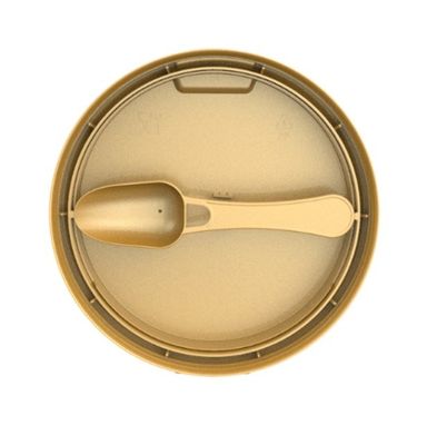 OEM Accepted Flip Top Milk Powder Can Cover BPA Free Plastic Tin Lid with Spoon