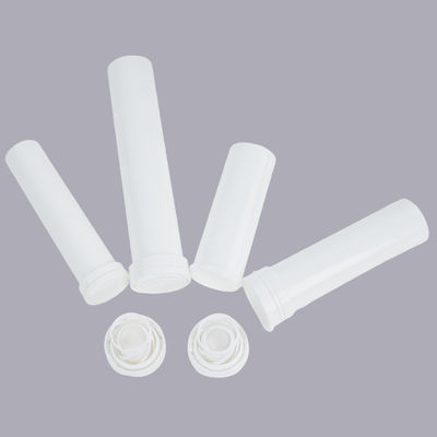 Custom 84mm 92mm 99mm 96mm 133mm 144mm PP Collar White Empty Effervescent Tube with Cover