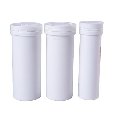Material do colarinho de PP comprimidos comprimidos comprimidos efervescentes vazios recipiente de comprimidos tubo com tampa