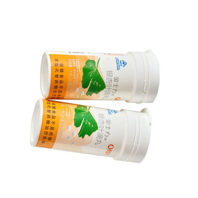 Material de colarinho de PP fácil de limpar Vitamina C Botões de comprimidos efervescentes para aceitação OEM