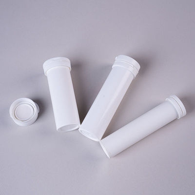 Empty Custom Vitamin C Effervescent Tablet Container with Cap in Injection Molding
